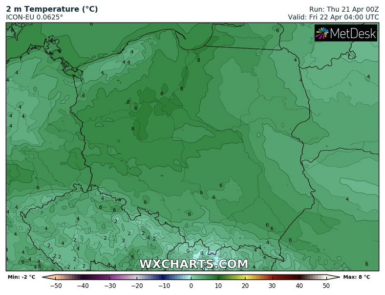 Temperatura umiarkowanie wysoka