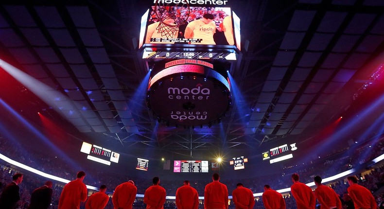 Moda Center Portland Trailblazers