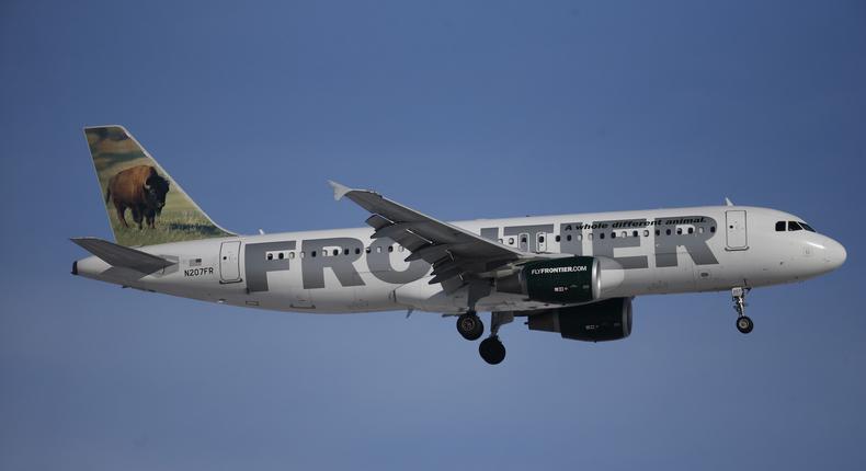 8. Frontier Airlines: 702 points.