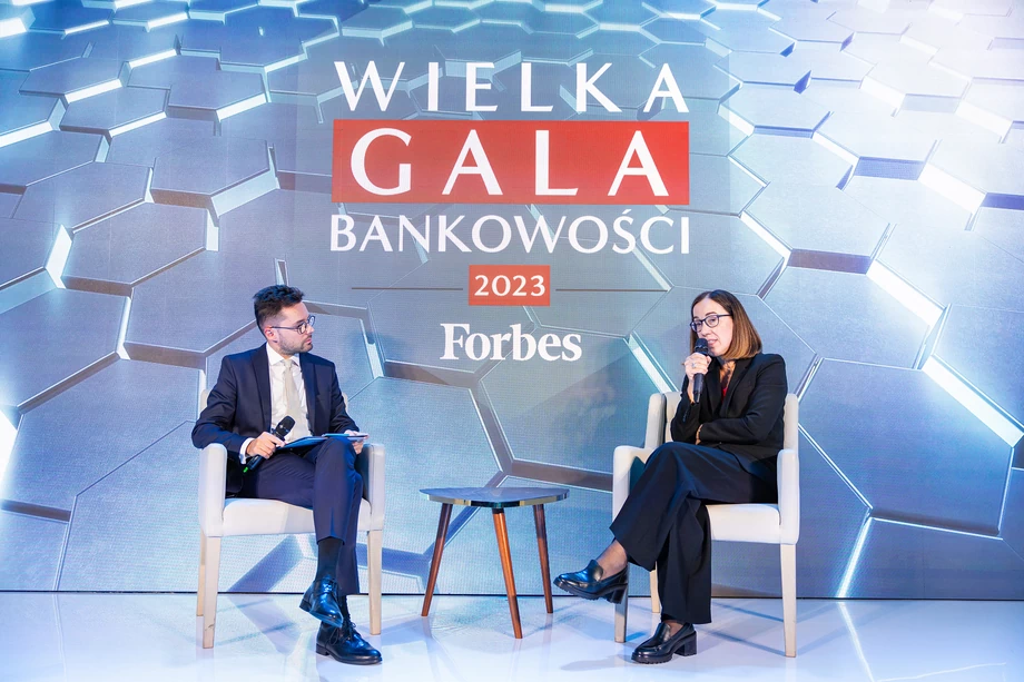 Paweł Strawiński, redaktor, Forbes Polska oraz Ewa Łuniewska, wiceprezes zarządu ING Banku Śląskiego