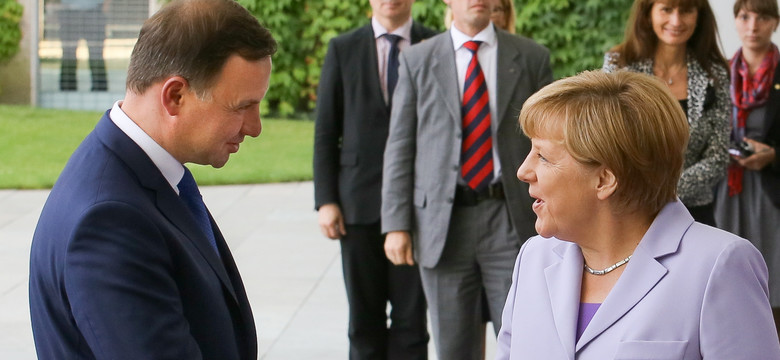 Duda po spotkaniu z Merkel: Widzę dobrą prognozę na przyszłość. WIDEO