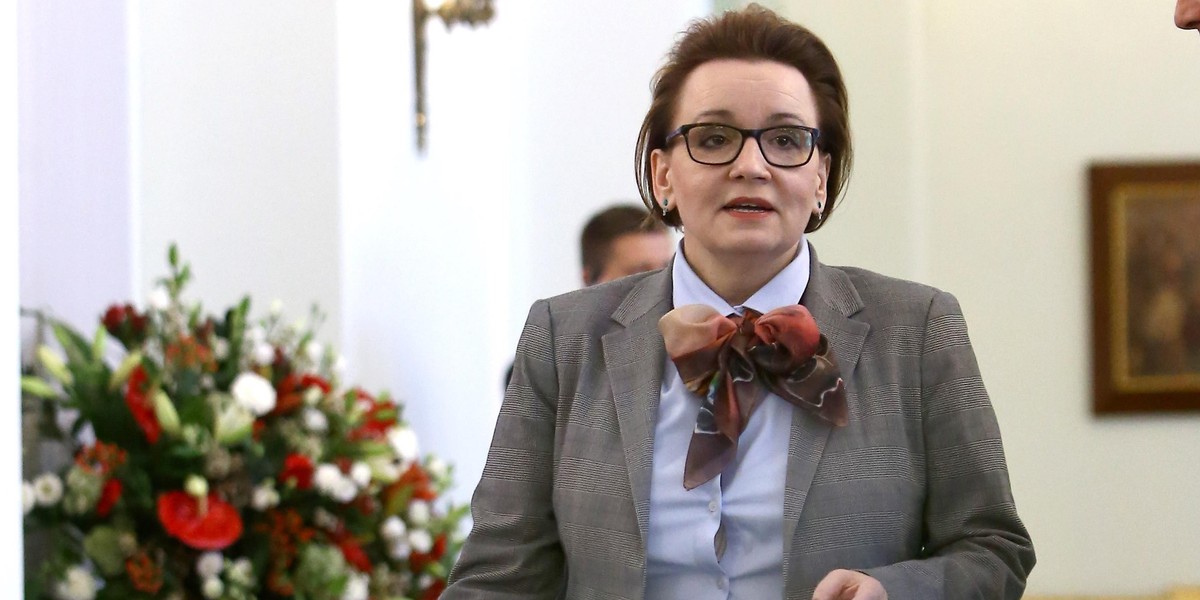 Minister edukacji Anna Zalewska