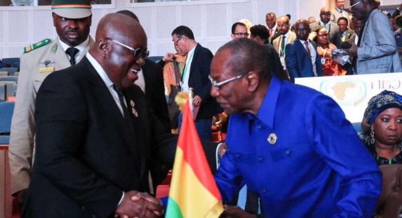 Akufo-Addo congratulates Guinea President Alpha Conde on his re-election