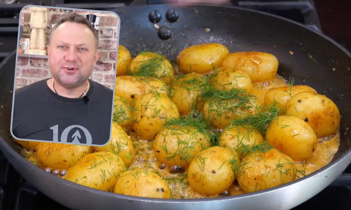 Zamiast do garnka wrzuć na patelnię. Patent na młode ziemniaki palce lizać!