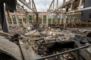 Nocny ostrzał Ukrainy. Rakiety spadły m.in w okolice Żytomierza, Lwowa i Charkowa