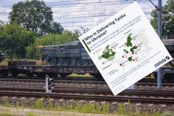 Jakie kraje dostarczają czołgi na Ukrainę? Polska na czele zestawienia [MAPA]