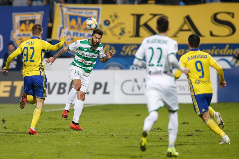 Pilka nozna. Ekstraklasa. Arka Gdynia - Lechia Gdansk. 02.04.2019