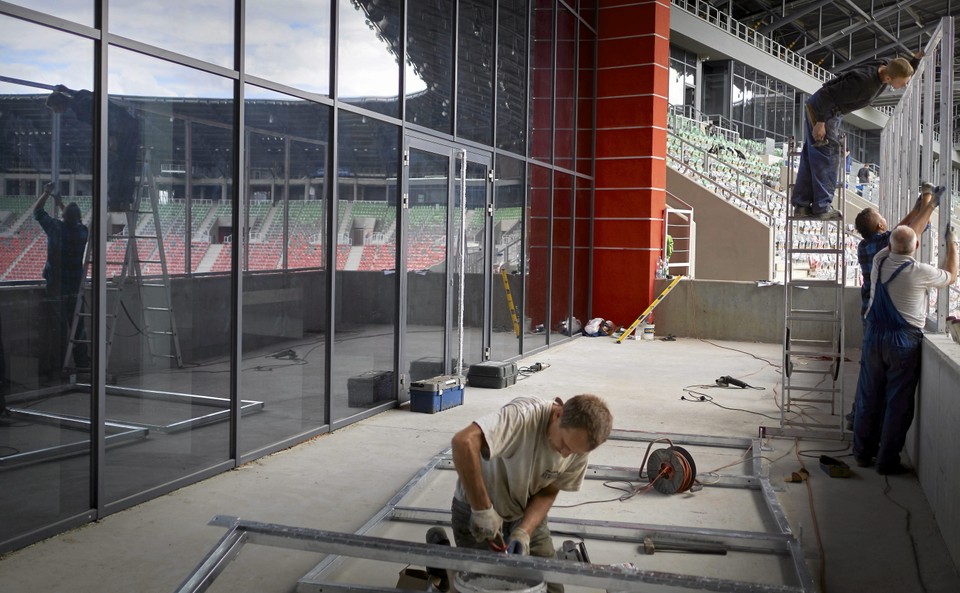 Budowa stadionu GKS Tychy