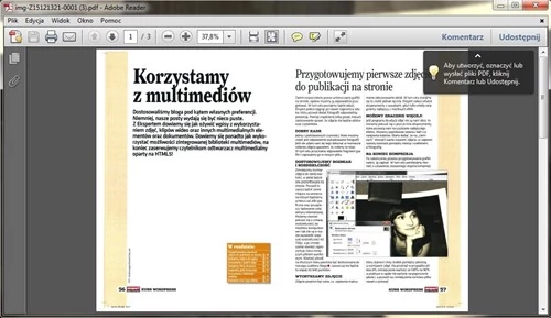 Najnowsza wersja popularnego czytnika PDF-ów - Adobe Reader X została dozbrojona w mechanizm piaskownicy, który znacznie podnosi bezpieczeństwo systemu podczas przeglądania dokumentów.