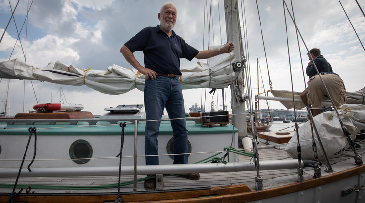 Sir Robin Knox-Johnston kikötés nélkül vitorlázta körbe a földet. A közel egy évnyi hajóút nagy részén még rádiókapcsolata sem volt. /Fotó: Getty Images