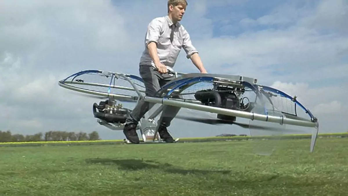 Colin Furze zrobił w garażu działający hoverbike