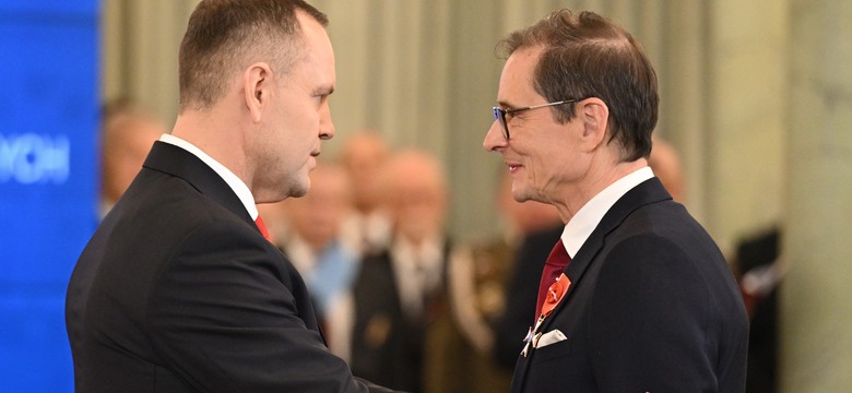 Karol Nawrocki odznaczył Przemysława Babiarza. Prezydent wręczył komentatorowi Order Odrodzenia Polski