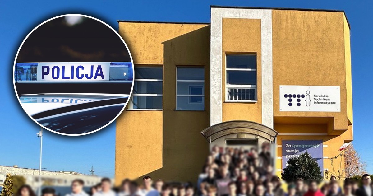 Szokujące sceny w prywatnym liceum w Toruniu. To uczeń miał zrobić nauczycielce