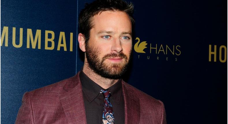 Armie Hammer.Getty Images