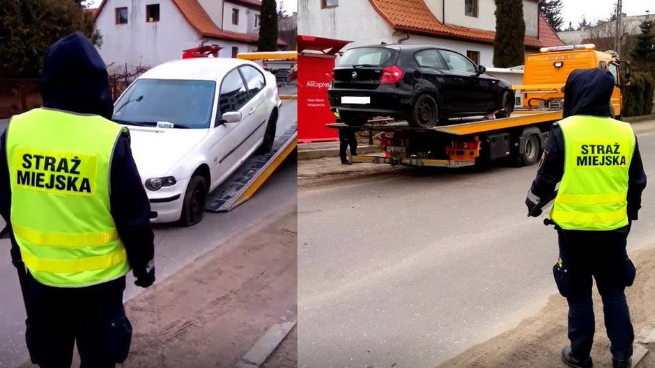 Dwa wraki bmw zniknęły z ul. Rataja w Olsztynie