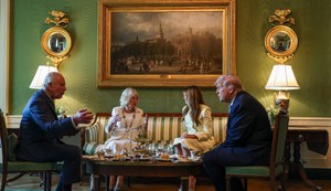 Melanija i Donald Tramp dočekali Čarlsa i Kamilu