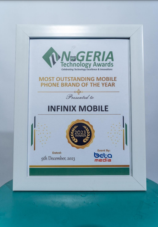 Infinix mobile award