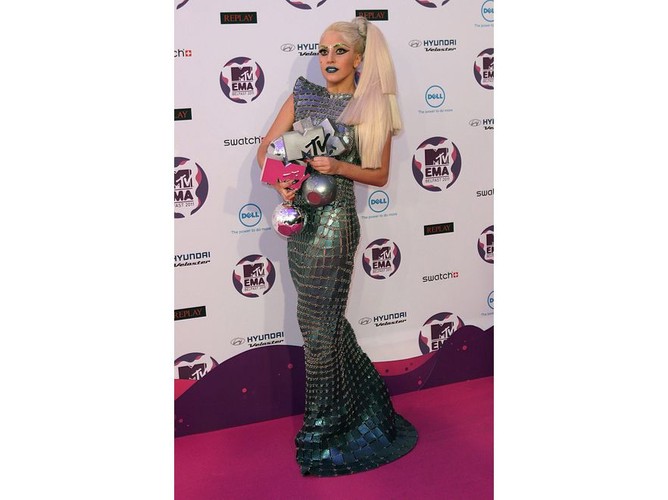 Lady Gaga na rozdaniu nagród MTV EMA