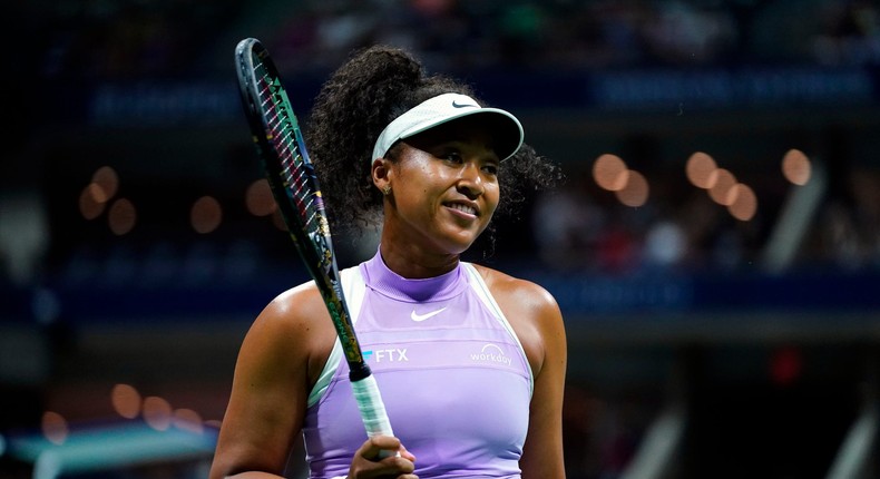 Naomi Osaka competes at the 2022 US Open. Danielle Parhizkaran-USA TODAY Sports