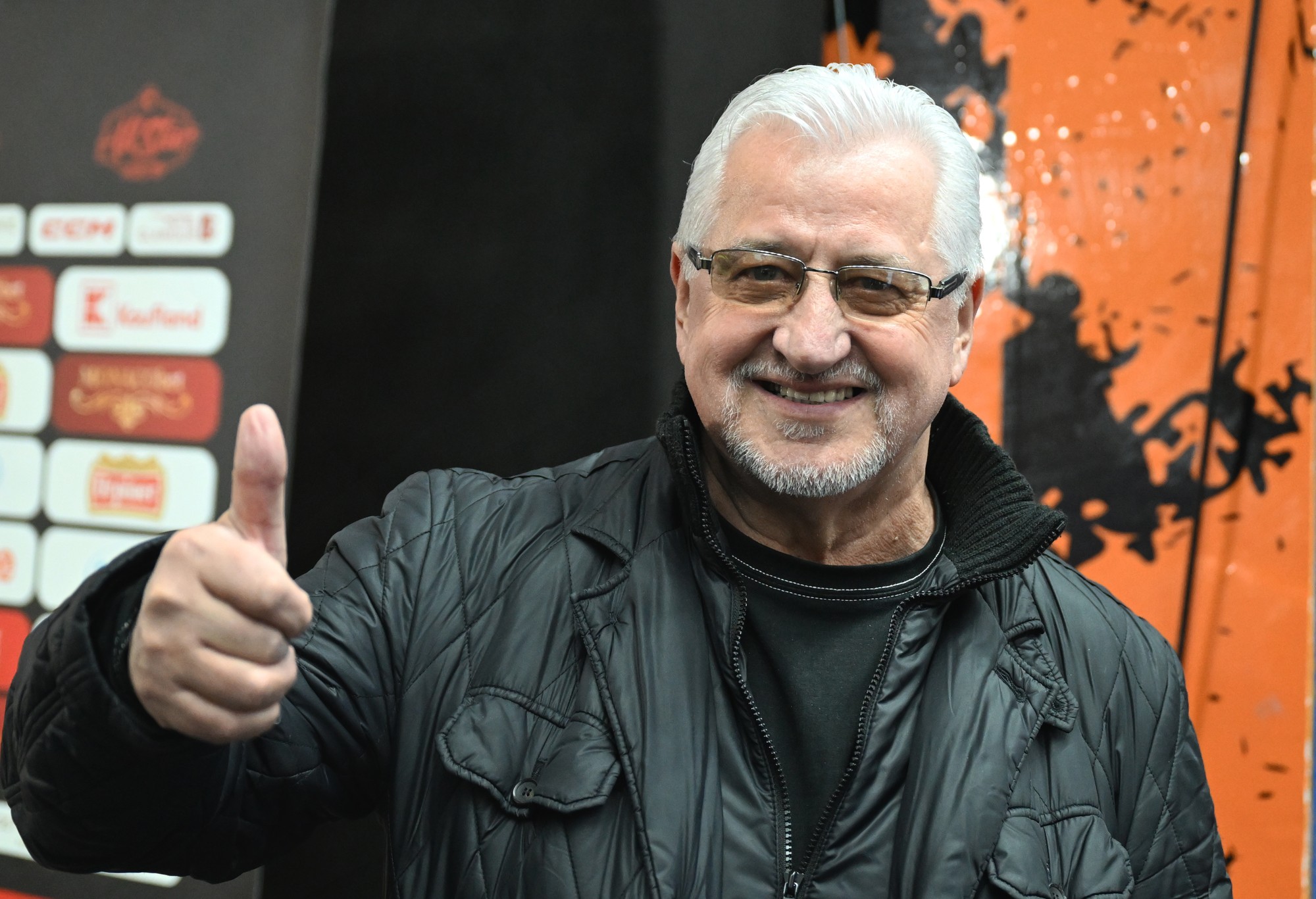 Vincent Lukáč na hokejovej exhibícii All Star Legendy 2025 v Michalovciach.