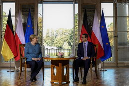 Angela Merkel w Polsce. "Popieramy Nord Stream 2"