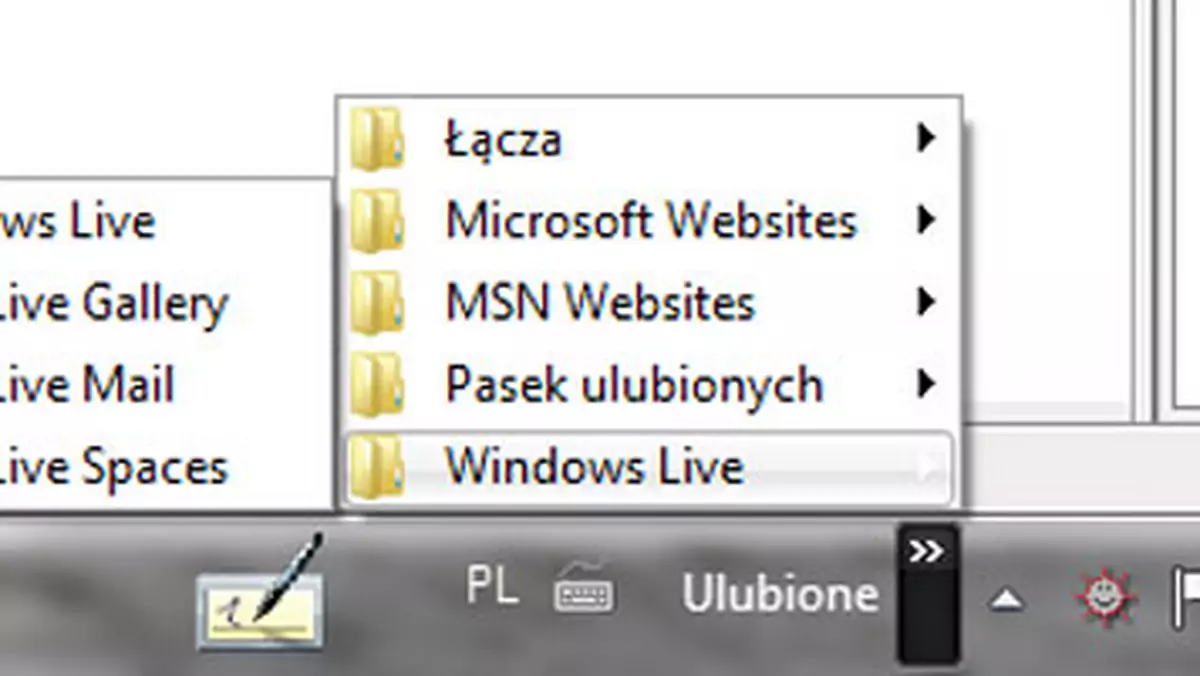 Windows XP/Vista/7: zakładki na pasku zadań