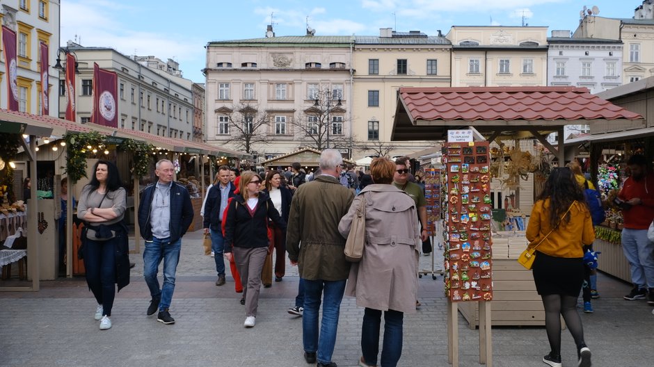 Jarmark Wielkanocny na Rynku w Krakowie.