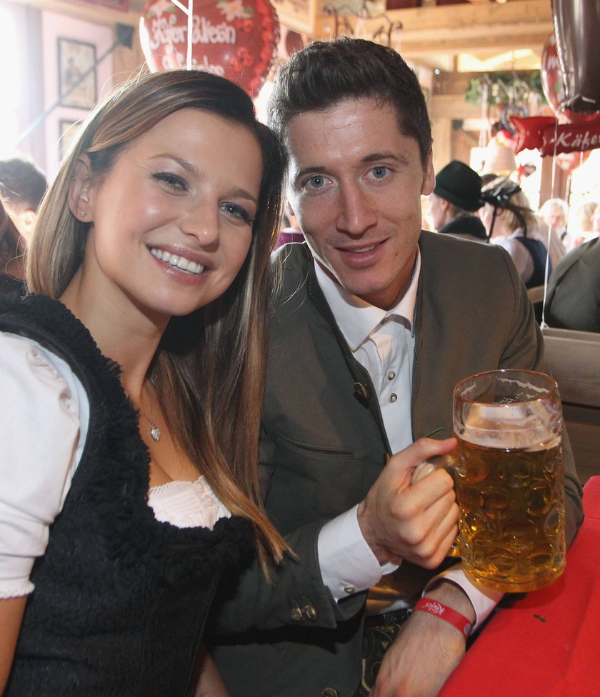 Robert Lewandowski i Anna Stachurska