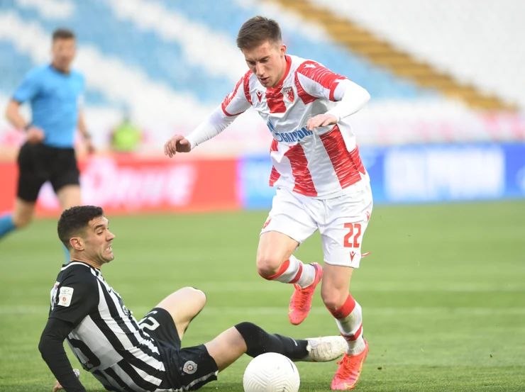Detalj sa meča FK Crvena zvezda - Partizan