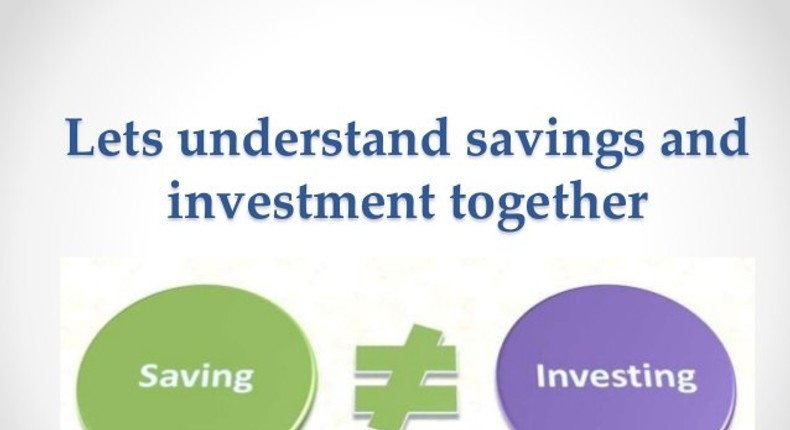 Saving and investment