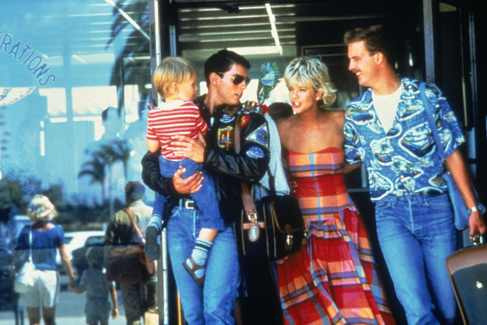 Meg Ryan w filmie "Top Gun" z 1986 r.