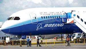 A Boeing 787 Dreamliner.ROSLAN RAHMAN/AFP via Getty Images