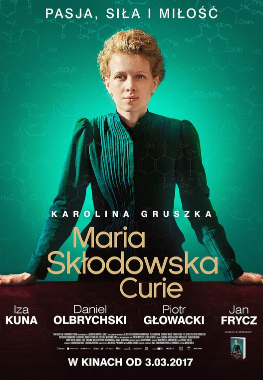 Plakat do filmu "Maria Skłodowska-Curie"