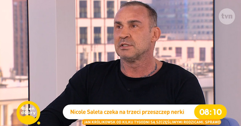 Przemysław Saleta w "Dzień dobry TVN"