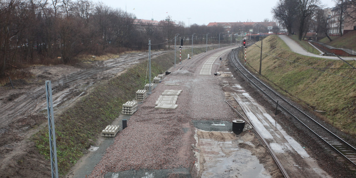 Nowy przystanek SKM w Gdańsku.