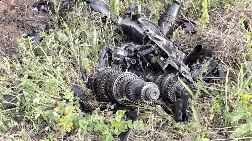 Mesto saobraćajne nesreće kod Malče