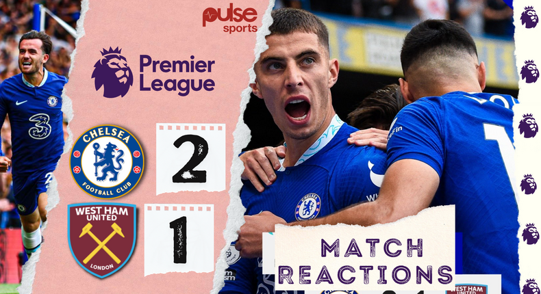 Social media reactions to Chelsea's 2-1 win over West Ham