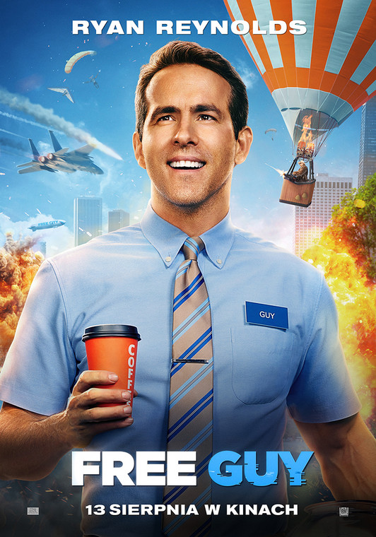 Ryan Reynolds jako Guy w filmie "Free Guy"