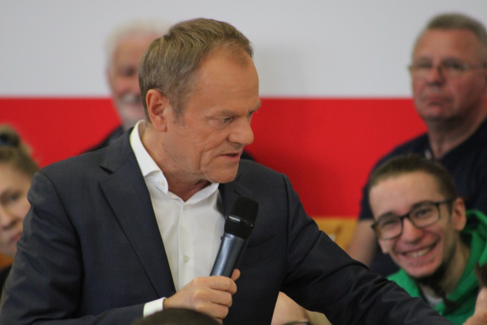 Donald Tusk w Kleosinie