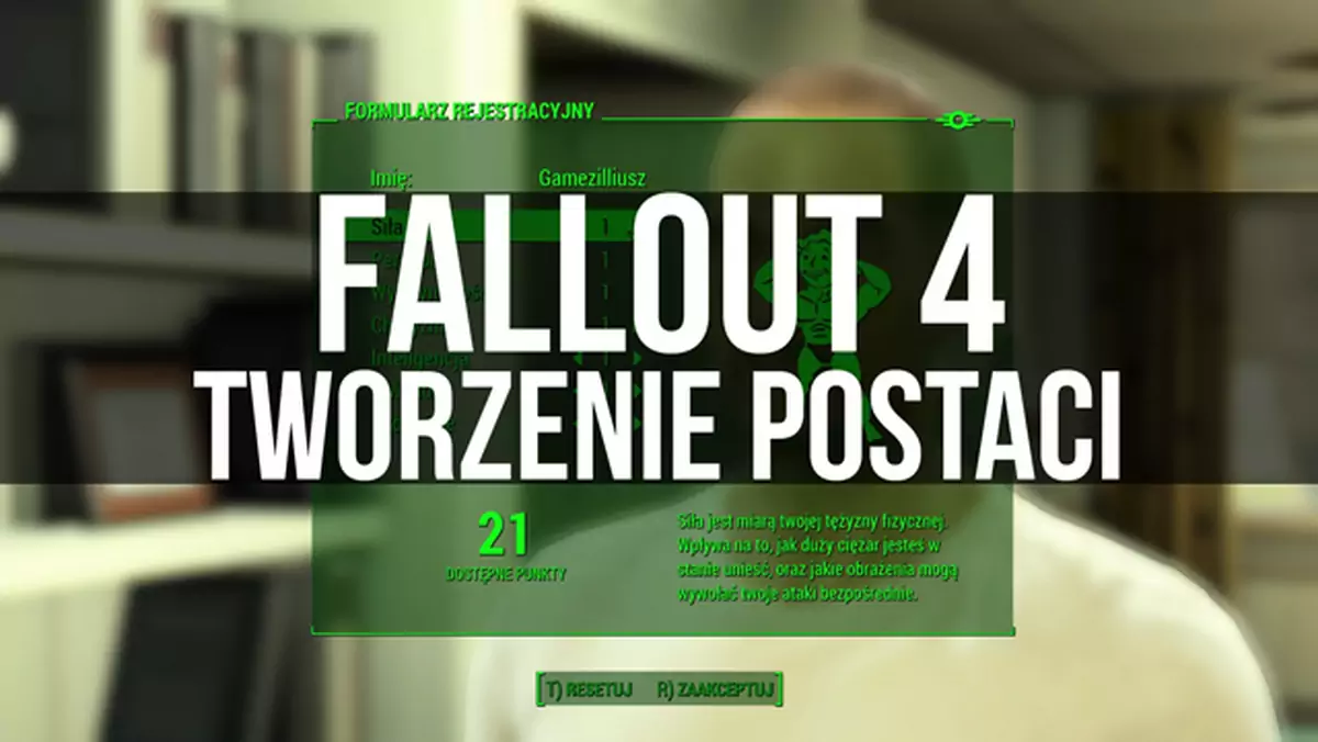 Tworzenie postaci w Fallout 4 - gramy!