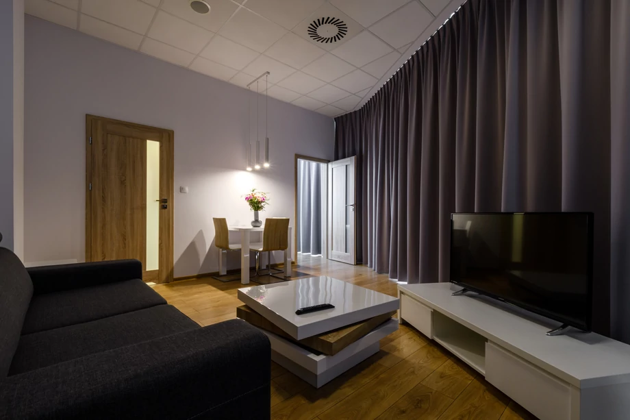 Elegancki salon w apartamencie Executive