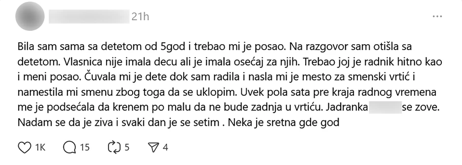 "threads posao objava"