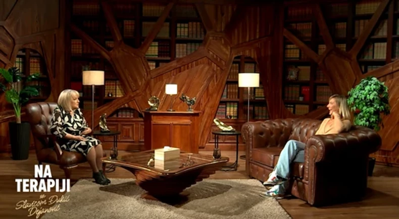 Milica Dabović, emisija "Na terapiji sa Slavicom Đukić Dejanović"