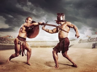 Tak mogły wyglądać walki gladiatorów w rzymskim Koloseum