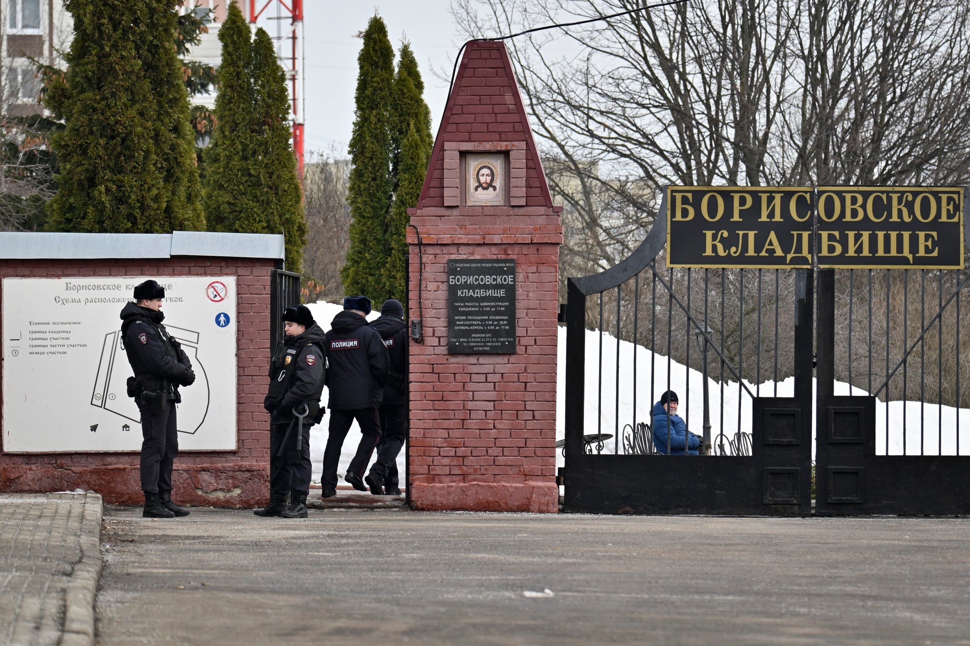 Polícia sa chystá na pohreb Alexeja Navaľného.