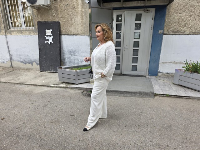 Ana Bekuta na snimanju "Zvezda Granda"