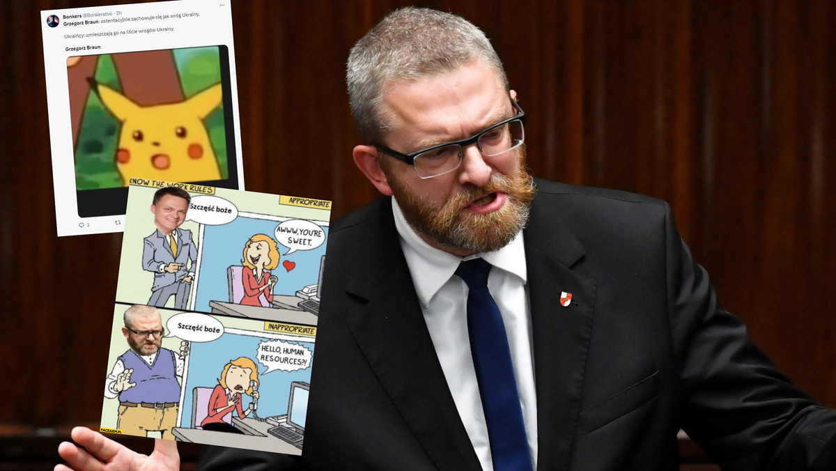Grzegorz Braun to najbardziej kontrowersyjna postać w Sejmie? [MEMY