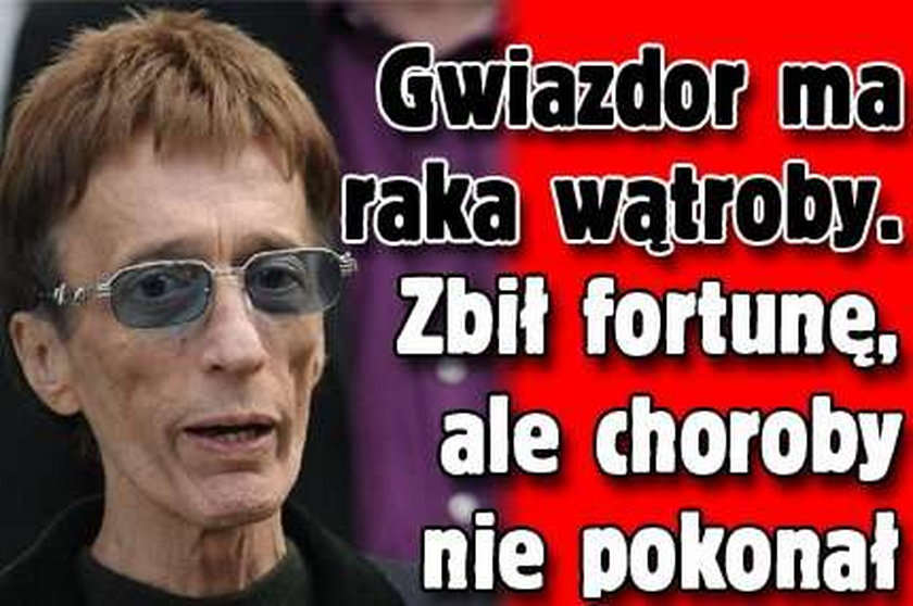 Gwiazdor ma raka wątroby. Zbił fortunę, ale choroby nie pokonał