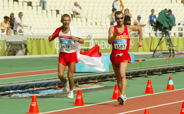 Igrzyska olimpijskie w Atenach, 2004 rok. Jesus Angel Garcia i Robert Korzeniowski