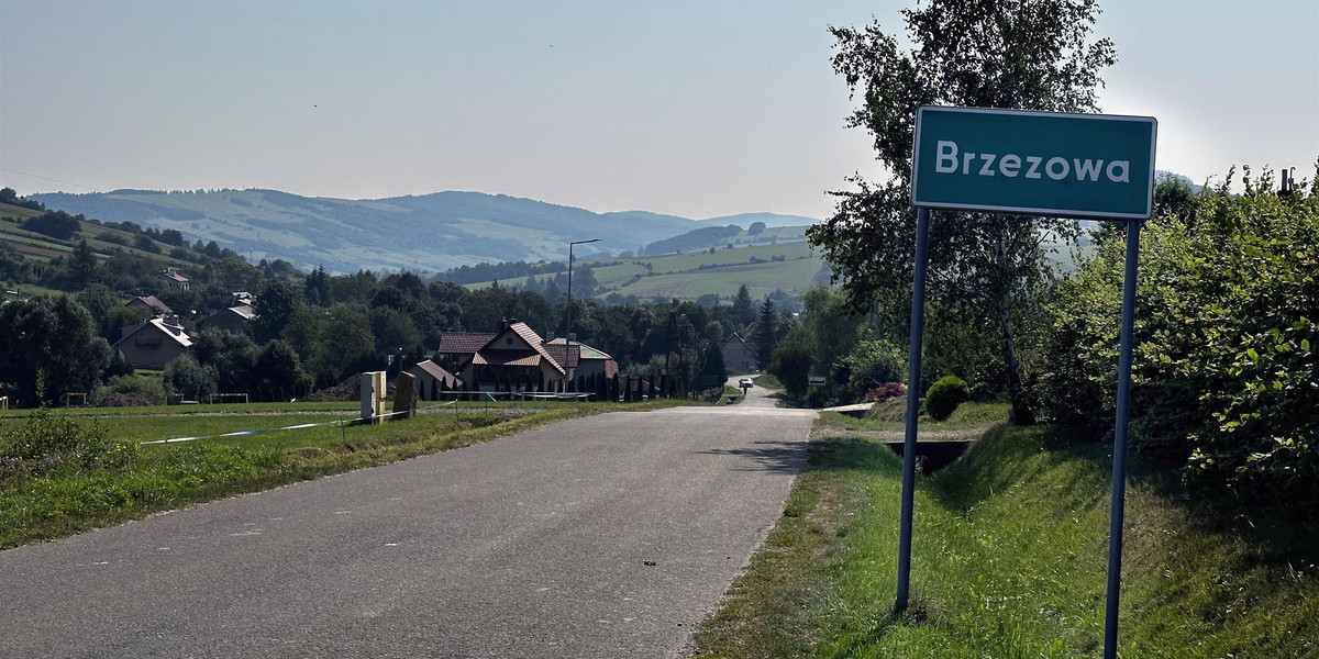 Wieś Brzezowa.